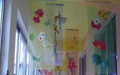 幼儿园环境布置吊饰：纱