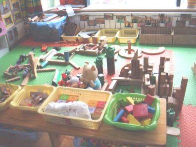 幼儿园活动区布置：建筑区