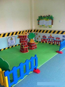 幼儿园活动区布置：建筑区