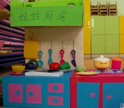 幼儿园活动区布置：娃娃厨房