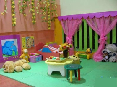 幼儿园活动区布置：娃娃家