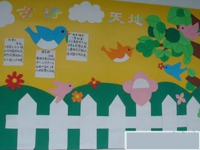 幼儿园家园联系栏布置：古诗天地