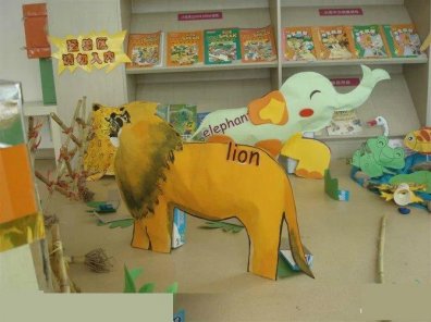 幼儿园活动区布置：图书区