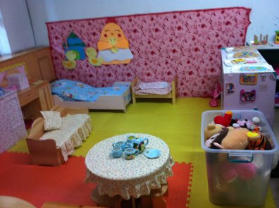 幼儿园活动区布置:娃娃家