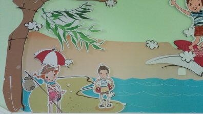 幼儿园环境布置：墙面布置——夏日清凉