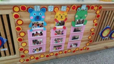 幼儿园环境布置：楼梯/走廊——精彩瞬间