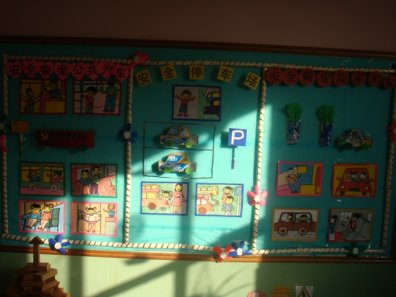 幼儿园活动区布置：建筑区