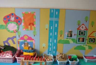 幼儿园活动区布置：建筑区