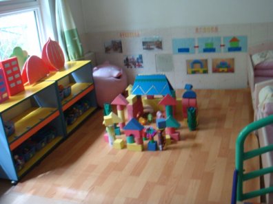 幼儿园活动区布置：建筑区