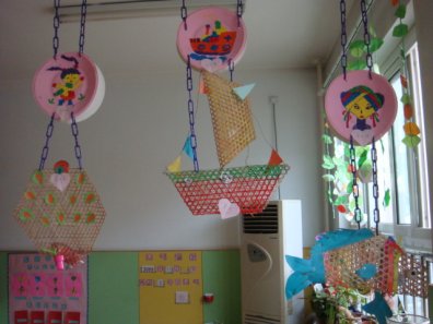 幼儿园环境布置：吊饰