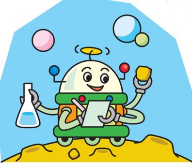 幼儿园宇宙与科技卡通图:机器人卡通图片