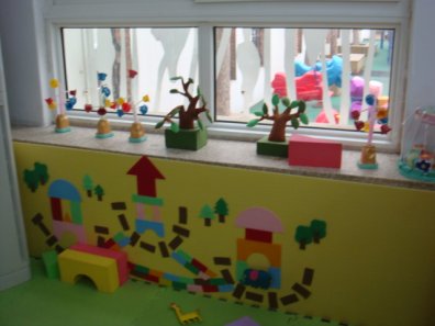幼儿园活动区布置：建筑区