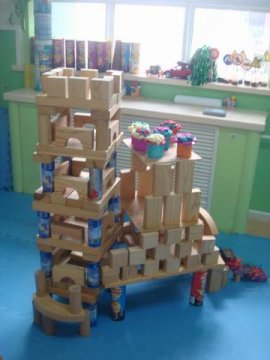 幼儿园活动区布置:建筑区
