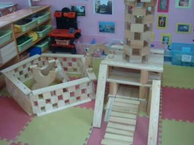 幼儿园活动区布置:建筑区