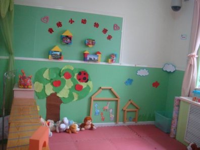幼儿园活动区布置:建筑区