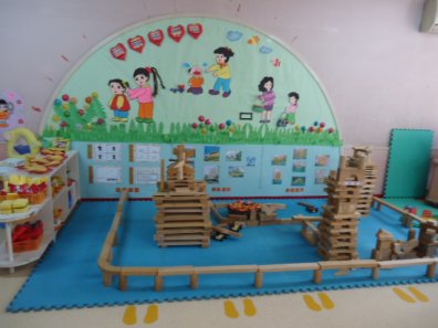 幼儿园活动区布置：建筑区