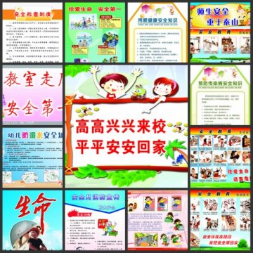 幼儿园安全常识：安全教育展板精品图集（二）