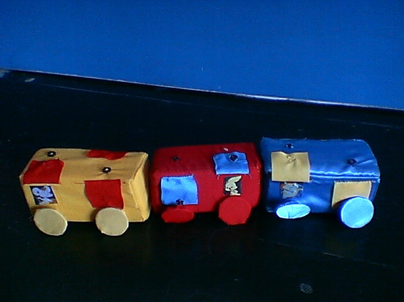 玩教具制作――玩具小火车